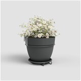  PE ZUNANJI LONEC CAPRI CAMPANA BALKONSKI SET ANTRACIT 20CM | Shoptok.si