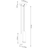 Nice Lamps Zelena viseća svjetiljka ø 19,5 cm Castro – | shoptok.hr
