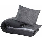  Set posteljine za poplun tamnosivi 140 x 200 cm pamučni200x200 | shoptok.hr