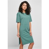Urban Classics Women's dress with slit green Cene