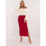 Italy Moda Skirt-MI-SD-20730.69-red | Shoptok.si
