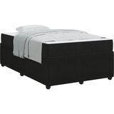 Krevetna konstrukcija s madracem Crna 120 x 190 cm tkanina | Eponuda.com