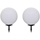  Vrtne podne svjetiljke sa šiljkom za tlo 2 kom LED 50 cm | Eponuda.com