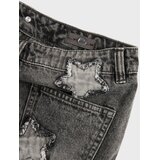 Sinsay Wide leg traperice s ukrasnim aplikacijama zvjezdica | shoptok.hr