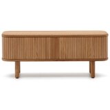 Kave Home TV omarica v jesenovem dekorju v naravni barvi 120x50x40 cm Mailen – | Shoptok.si