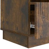TV omarica Dimljen hrast 102 x 34,5 x 47 cm Inženirski les, (5000210380) | Shoptok.si