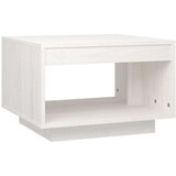 vidaXL stolić za kavu bijeli 50 x 50 x 33,5 cm od masivne borovine | shoptok.hr