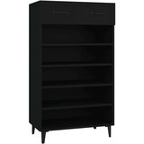 Ormarić Omarica za čevlje črna 60x35x105 cm konstruiran les, (20709945) | Shoptok.si