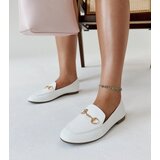 Gemre White moccasins with a buckle Erminia | Shoptok.si