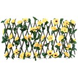  Proširiva rešetka od umjetnog bršljana žuta 180 x 20 cm | Eponuda.com