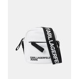 Karl Lagerfeld Torbe za čez ramo A1M30337 Bela Cene