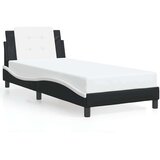 vidaXL okvir za krevet s uzglavljem crno-bijeli 100x200cm umjetna koža | shoptok.hr
