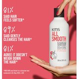 KMS All Smooth Shampoo šampon za zaglađivanje za jaku, grubu i suhu kosu 300 ml | shoptok.hr