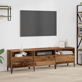 TV ormar Staro drvo 150 x 30 x 45 cm Obrađeno drvo i čelik | Eponuda.ba