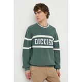 Dickies Bombažen pulover MELVERN zelena barva, DK0A4YMC