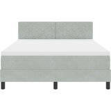  Krevet s opruga kutije Svijetlo siva 140 x 190 cm Baršun | shoptok.hr
