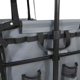  Sklopiva ručna kolica Siva 105 x 56.5 x 116 cm Oxford tkanina - Siva | shoptok.hr