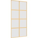  Klizna vrata zlatna 102,5x205 cm matirano staklo ESG i aluminij | shoptok.hr