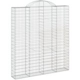  Lučne gabionske košare 4 kom 200x30x220/240cm pocinčano željezo | shoptok.hr