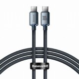 Baseus kabel Type-C na Type-C PD 100W Crystal Shine CAJY000601 120 cm crni Cijene