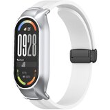 INF Silikonski nadomestni pašček Xiaomi Band 8 z magnetno zaponko White, (5000505952) Cene