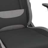  Igraća stolica od tkanine crna i svjetlosiva | shoptok.hr