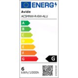 Avide Plafonjera LED, 6W, 420 lm, 4000K, IP20 - ACSMNW-R-6W-ALU | shoptok.hr