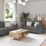 SOFA 2 pcs Tamno siva 219 x 80 x 82 cm tkanina | shoptok.hr