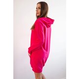 Kesi Fuchsia dress with a hood | shoptok.hr