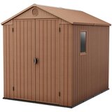 Keter spremište darwin garden house (vanjska širina uklj. krovni prevjes: 244 cm, vanjska dubina uklj. krovni prevjes: 190 cm, plastika, baza: 4,14 m²) Cijene
