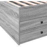  Okvir kreveta s pohranom s ladicama Siva Sonoma 80 x 200 cm | shoptok.hr