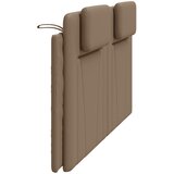  Jastuk za uzglavlje Viana boja cappuccina 180 cm od umjetne kože | shoptok.hr
