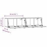  Zidni ormarići 2 kom bijeli 60x36,5x35 cm konstruirano drvo | shoptok.hr