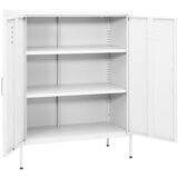 Furnova Omara za shranjevanje bela 80x35x101,5 cm jeklo, (21954178) | Shoptok.si