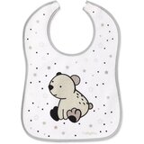 BabyOno Slinček Samostojni jedec siv rob medvedek z zvezdicami | Shoptok.si