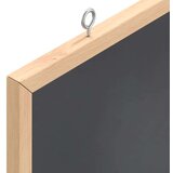 vidaXL Ploča za pisanje s crnim okvirom od punog borovine 100x55 cm | shoptok.hr