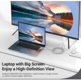 4SMARTS USB-C / HDMI kabel z Power Delivery 100 W – 2 m, bel | Shoptok.si