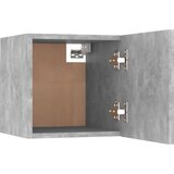  Noćni ormarić boja betona 30,5 x 30 x 30 cm konstruirano drvo | Eponuda.com