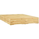  Dvojni ležalnik zelena impregnirana borovina | Shoptok.si