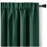 Restilo Temno zelena zatemnitvena izolacijska zavesa 140x270 cm Pleat – u