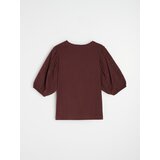 Sinsay Pamučna bluza puf rukava | shoptok.hr