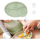 Babymoov tanjur Divided s pretincima - Green | shoptok.hr