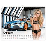  Stenski koledar 2026, Girls and Cars | Shoptok.si