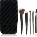 Mini Travel Face & Eye Brush Set potovalni set čopičev s torbico