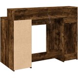  Radni stol s LED svjetlima boja hrasta 120x55x91 cm drveni | shoptok.hr