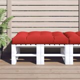  Jastuk za palete crveni 120 x 80 x 12 cm od tkanine | shoptok.hr