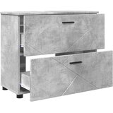 vidaXL Kupaonski ormar Beton siva 76.5 x 35 x 64 cm Konstruirano drvo | shoptok.hr