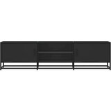 TV ormarić crni 160x35x41 cm Konstruirano drvo i metal | shoptok.hr