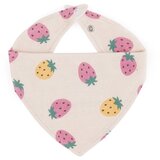 Petite&Mars Bandana Luke 3m+ slinček Beige Strawberies&Dusty Rose 2 kos | Shoptok.si