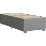  Okvir kreveta bez madraca svjetlosivi 90x200 cm od tkanine | shoptok.hr